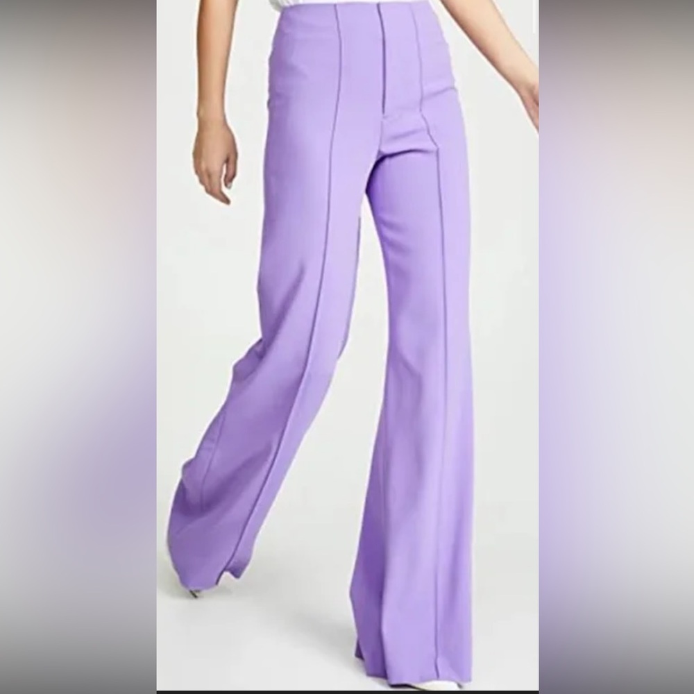 Alice + Olivia DYLAN PANT IN PURPLE